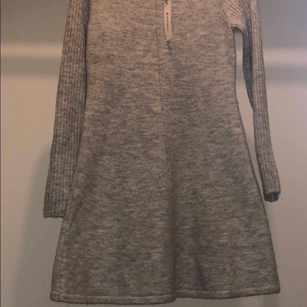 Heather gray sweater dress - Picture 4 of 5
